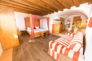 Postel nebo postele na pokoji v ubytování Hotel San Gabriele
