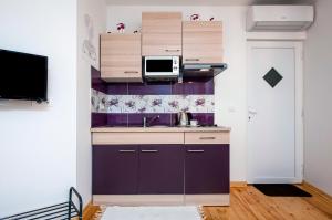 Kuchyň nebo kuchyňský kout v ubytování La Svalba Rooms & Studios