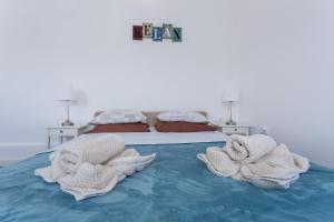 Posteľ alebo postele v izbe v ubytovaní Studio Villa Ivka