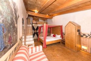 Postel nebo postele na pokoji v ubytování Hotel San Gabriele