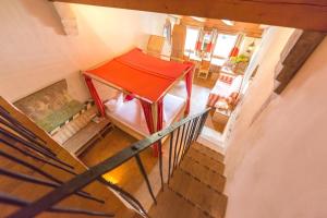 Postel nebo postele na pokoji v ubytování Hotel San Gabriele