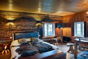 Herangtunet Mountain Lodge的休息区