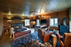 Herangtunet Mountain Lodge的休息区