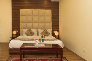 Ein Bett oder Betten in einem Zimmer der Unterkunft Jagjeet's Sikkim Retreat