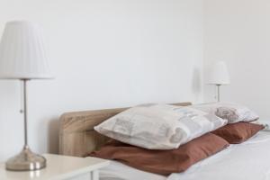 Posteľ alebo postele v izbe v ubytovaní Studio Villa Ivka
