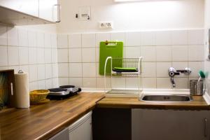 
Küche/Küchenzeile in der Unterkunft Appartementhaus Martin
