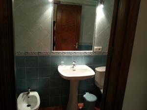 Koupelna v ubytování Hostal El Canario