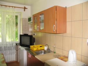 Kjøkken eller kjøkkenkrok på Noclegi Pod Tylką