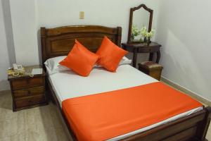 Letto o letti in una camera di Hotel el Lago 2