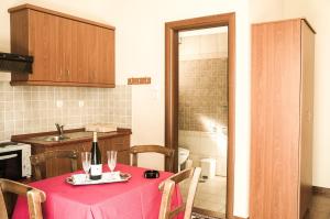 Kuchyňa alebo kuchynka v ubytovaní Menelaos Apartments