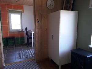 Kuchyň nebo kuchyňský kout v ubytování Tiny house Ružēni