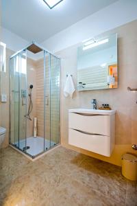Koupelna v ubytování Apartment and Studio Tereza