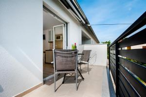 En balkong eller terrasse på Apartment and Studio Tereza