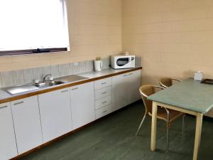 Kuchyň nebo kuchyňský kout v ubytování Sheffield Motor Inn