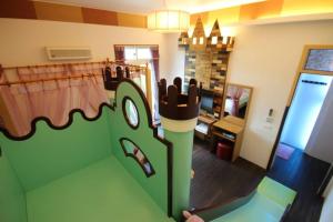Kuchyň nebo kuchyňský kout v ubytování Mei Man Slide Homestay