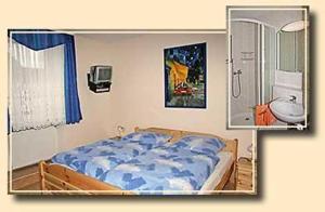Cama o camas de una habitación en Assos Hotel