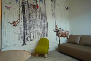 Posezení v ubytování Hôtel Ginkgo - SPA Biloba