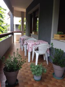 Balkón nebo terasa v ubytování B&B DREAM