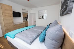 Postel nebo postele na pokoji v ubytování motel isar | 24h/7 checkin + 37 fotografií