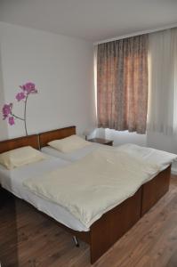Postel nebo postele na pokoji v ubytování Gästezimmer Michelangelo