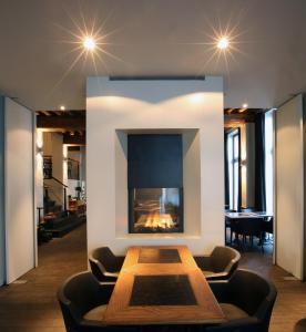 Ein Sitzbereich in der Unterkunft Hotel De Groene Hendrickx