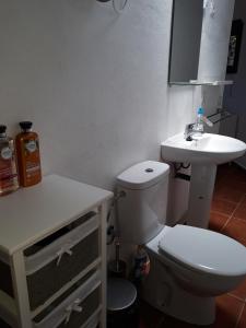 Koupelna v ubytování Loft La Tahonilla