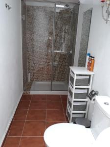 Koupelna v ubytování Loft La Tahonilla