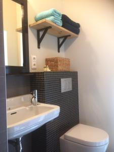 Koupelna v ubytování B&B De Pastorie bij Dokkum + 37 fotografií