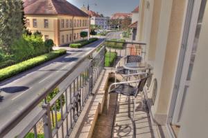 Balkón alebo terasa v ubytovaní Penzion Tillerova vila