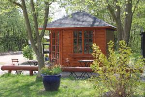 Zahrada ubytování Nivå Camping & Cottages