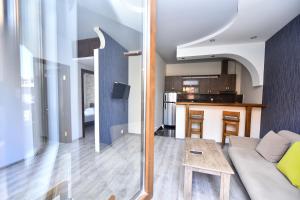 Een keuken of kitchenette bij Hotel Phaliashvili