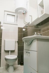Koupelna v ubytování Apartment Kravica
