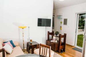 TV a/nebo společenská místnost v ubytování Apartment Kravica