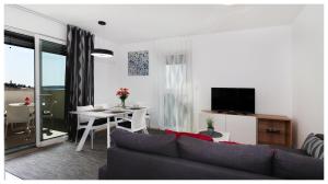 TV a/nebo společenská místnost v ubytování Royal Apartments