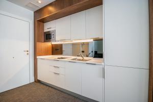 Kuchnia lub aneks kuchenny w obiekcie Livemalaga Centro Suites