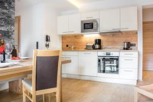 Eldhús eða eldhúskrókur á Appartements Hotel Gell