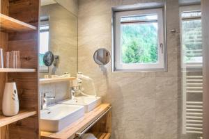 Baðherbergi á Appartements Hotel Gell