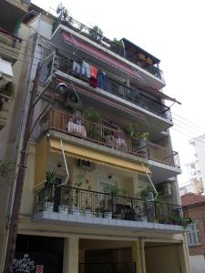 Balkón alebo terasa v ubytovaní Cute Apartment in the center of the city