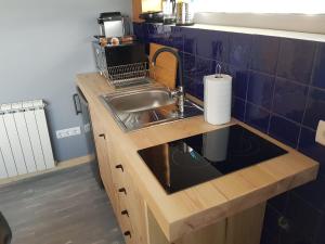 A cozinha ou cozinha compacta de Mediterranium Apartments