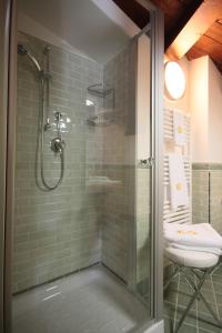 Koupelna v ubytování Hotel Rojan