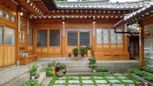 Zahrada ubytování Sohyundang Guesthouse