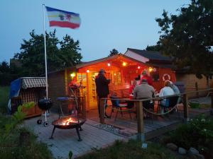 Gril dostupný pro hosty v apartmánu