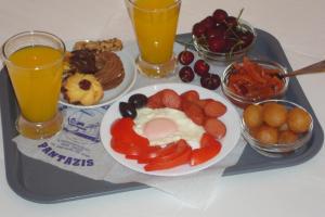 Opcions d'esmorzar disponibles a Hotel Pantazis