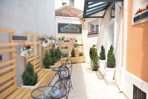 Balkón nebo terasa v ubytování Vila Nova