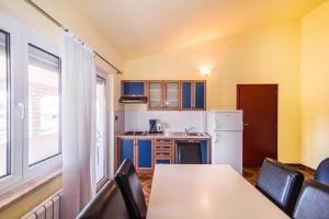 Kuchyň nebo kuchyňský kout v ubytování Apartment Salha