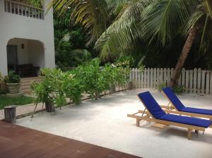 Aed väljaspool majutusasutust Seashell Beach Villa