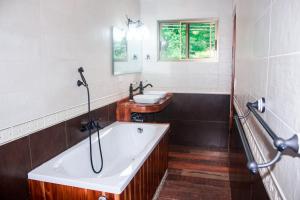 Baðherbergi á Hotel-Boutique Patampa