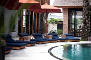 Bazén v ubytování Maca Villas & Spa Bali nebo v jeho okolí