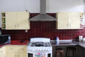 Eldhús eða eldhúskrókur á Hostal don Felipe