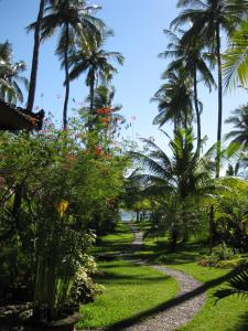 A garden outside Bali Sandat